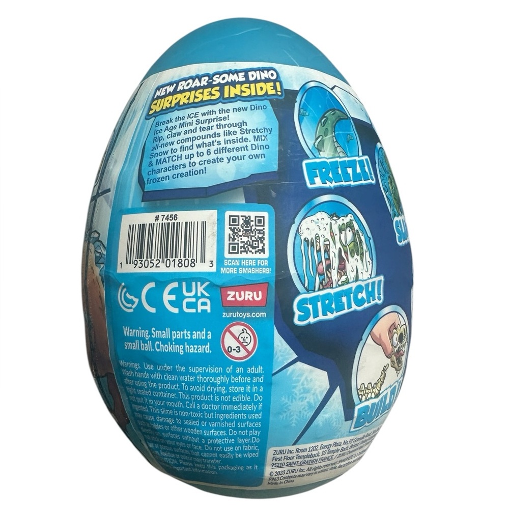 NEW Zuru Smashers Dino Egg Ice Age Mini Surprise Dinosaur Mystery Toy - Picture 3 of 3